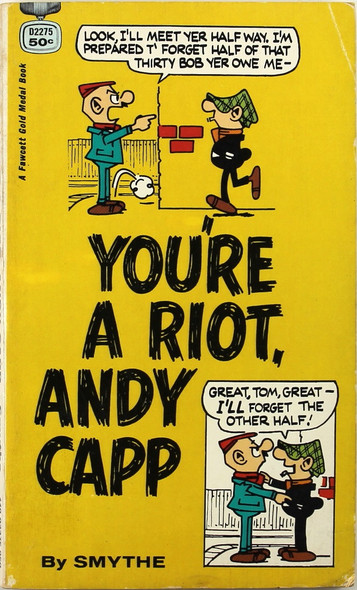 You're A Riot Andy Capp (Gold Medal D2275) front cover by Reg Smythe