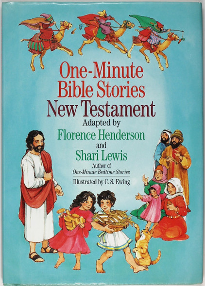 One-Minute Bible Stories New Testament front cover by Florence Henderson,  Shari Lewis, ISBN: 038523287X