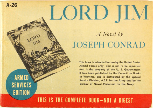 Lord Jim front cover by Joseph Conrad