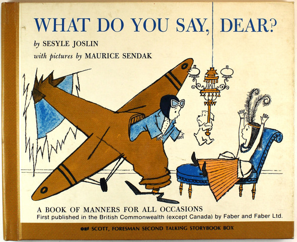 What Do You Say, Dear? front cover by Sesyle Joslin
