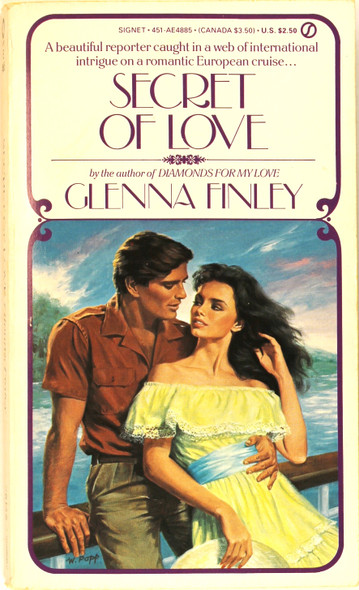 Secret of Love front cover by Glenna Finley, ISBN: 0451148851