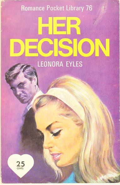 Her Decision (Romance Pocket Library 76) front cover by Leonora Eyles