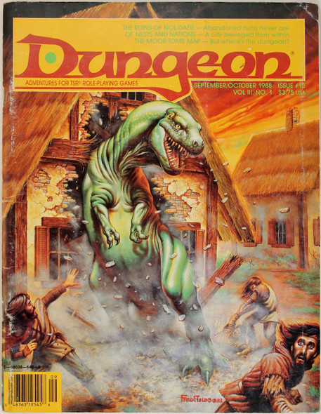 Dungeon Adventure Magazine September/October 1988 #13 (Volume III No. 1) front cover, ISBN: 0880386428