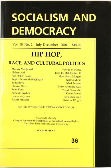 Socialism and Democracy Vol. 18, No. 2, July-December 2004 front cover