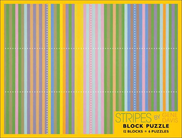 Stripes by Gene Davis Block Puzzle front cover, ISBN: 0764958429