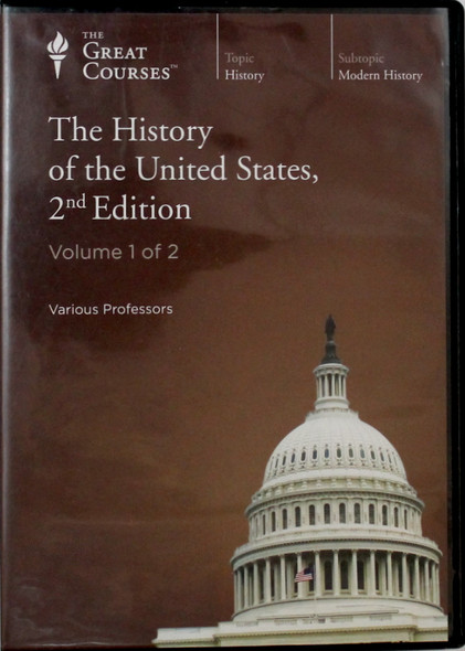 The History of the United States, 2nd Edition (Course 8500) DVDs front cover by Gary W. Gallagher, Patrick N. Allitt, Allen C. Guelzo, ISBN: 1565857631