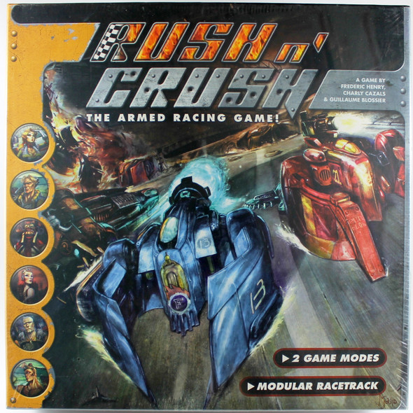 Rush n' Crush: the Armored Racing Game front cover by Frederic Henry, Charly Cazals, Guillaume Blossier