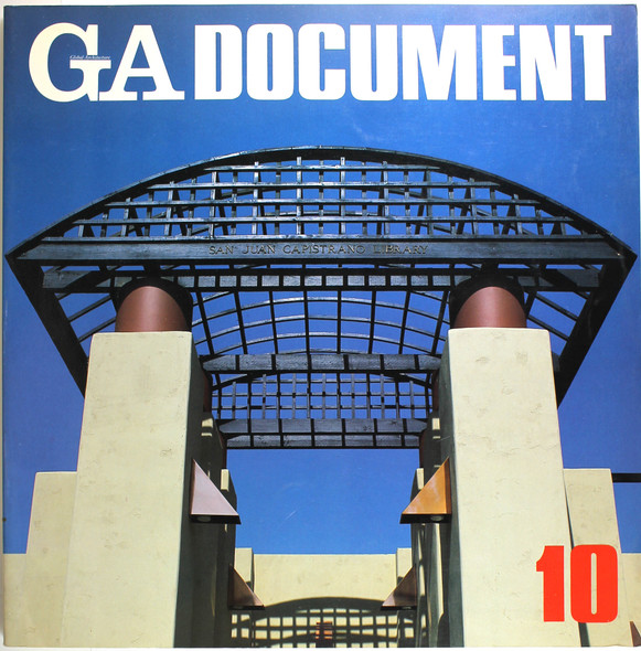 Global Architecture Document 10 front cover by Yukio Futagawa, ISBN: 4871401103