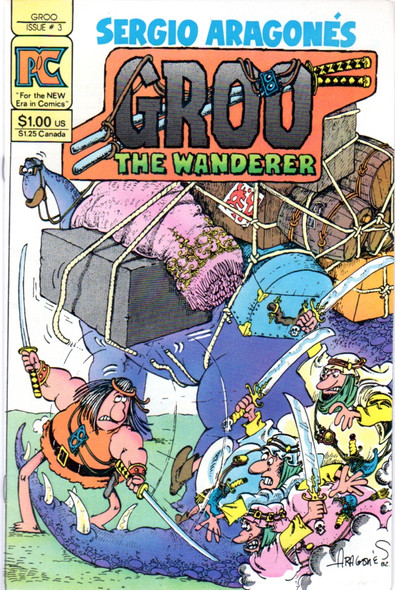 Groo the Wanderer #3 (Pacific) front cover by Sergio Aragone