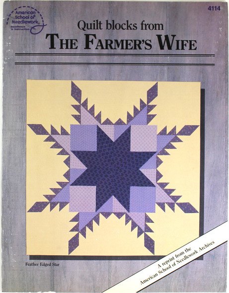 Quilt Blocks From the Farmer's Wife front cover, ISBN: 0881952036