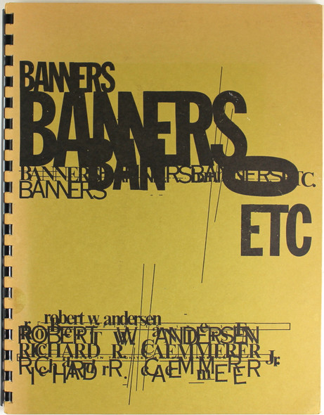 Banners, Inc. (2nd Edition) front cover by Robert W. Anderson, Richard R. Caemmerer