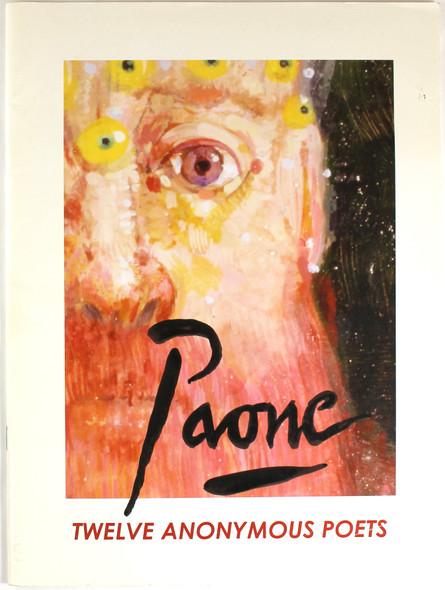 Paone: Twelve Anonymous Poets front cover by Peter Paone, Mary Veronica Sweeney