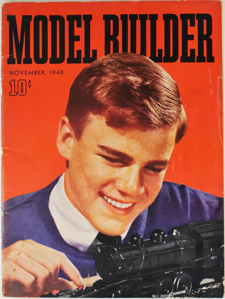 Model Builder Magazine, November 1940 front cover