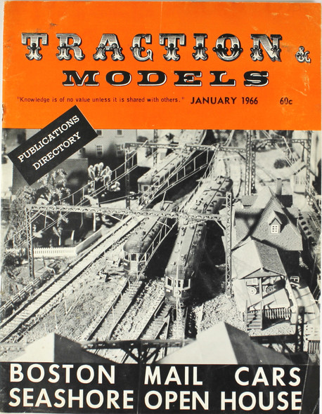 Traction & Models January 1966 front cover