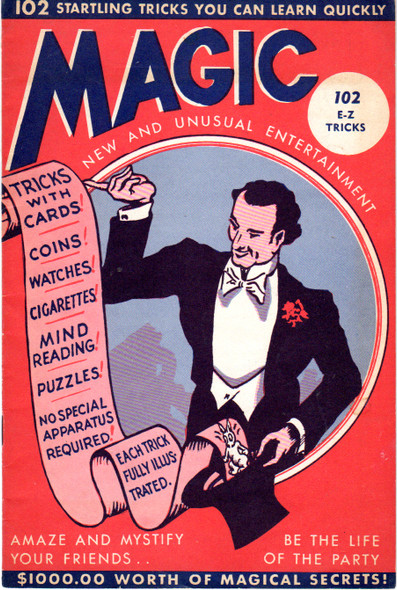 Magic: New and Unusual Entertainment: 102 E-Z Tricks front cover by David Robbins