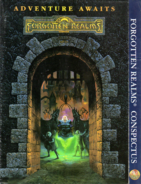 Forgotten Realms Conspectus (AD&D Poster) front cover