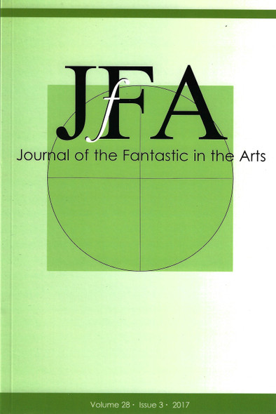 Journal of the Fantastic In the Arts (Volume 28, Issue 3) front cover by Brian Attebery
