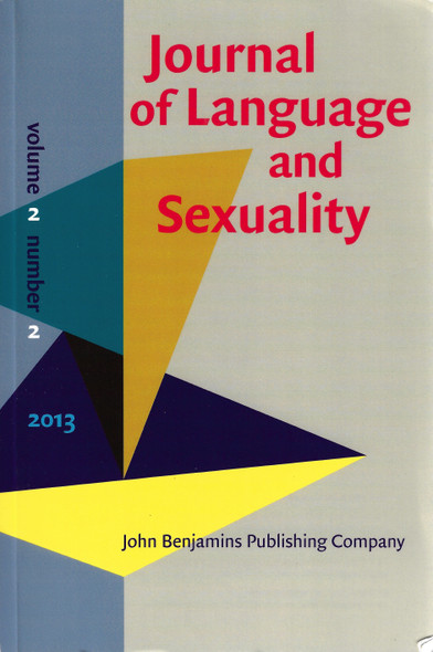 Journal of Language and Sexuality (Volume 2, Number 2) front cover by William L. Leap, Heiko Motschenbacher