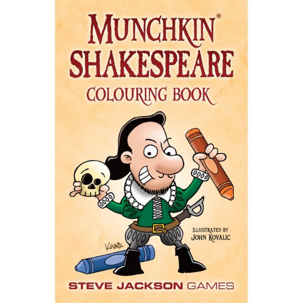 Colouring Book - Munchkin Shakespeare front cover by Kovalic, John