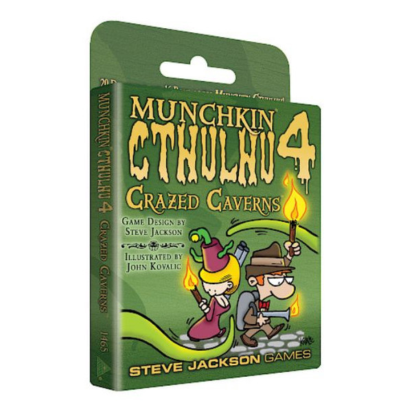 Crazed Caverns 4 Munchkin Cthulhu front cover
