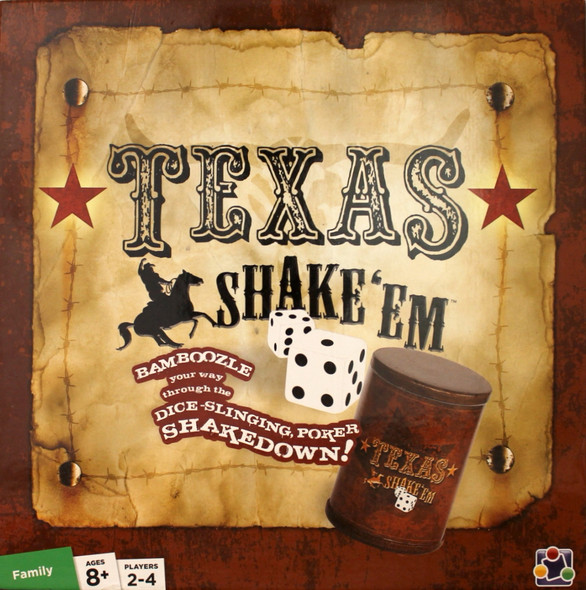 Texas Shake 'Em Dice Poker Game front cover