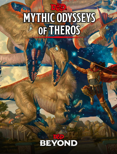 Dungeons & Dragons Mythic Odysseys of Theros (D&D Campaign Setting and Adventure Book) front cover by Wizards RPG Team, ISBN: 0786967013