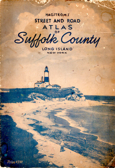 Hagstrom's Street and Road Atlas of Suffolk County, Long Island, New York (Atlas No. 2555A) front cover