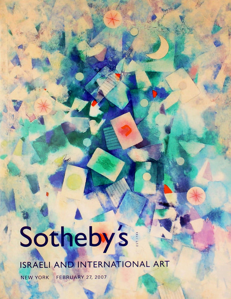 Israeli and International Art, February 27, 2007 front cover by Sotheby's