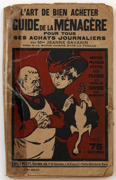 Guide de la Menagere pour tous ses Achats Journaliers front cover by Jeanne Savarin