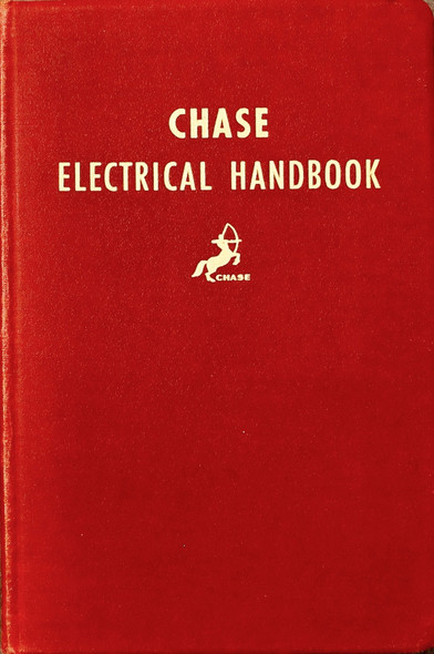 Chase Electrical Handbook front cover by Chase Brass & Copper Co.