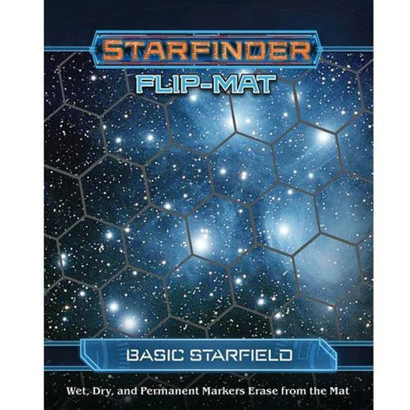 Starfinder Flip-Mat: Basic Starfield front cover by Jason A. Engle, Stephen Radney-MacFarland, ISBN: 1601259638