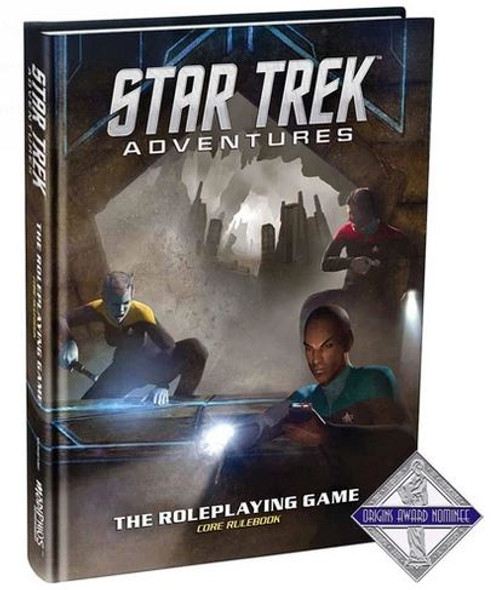 Star Trek Adventures Core Rulebook RPG front cover by Nathan Dowdell, ISBN: 1910132853