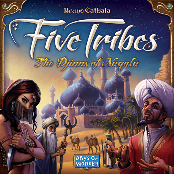 Five Tribes: The Djinns of Naqala front cover by Bruno Cathala