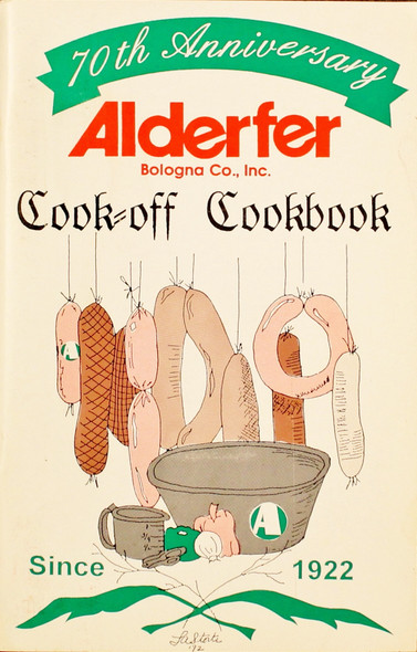 70th Anniversary Alderfer Bologna Cook-off Cookbook front cover by Alderfer Bologna