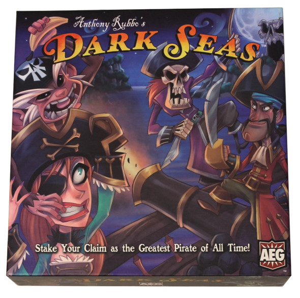 Dark Seas Board Game front cover by Anthony Rubbo