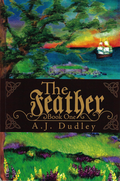 The Feather (Raven Crest) front cover by A.J. Dudley, ISBN: 1950060055
