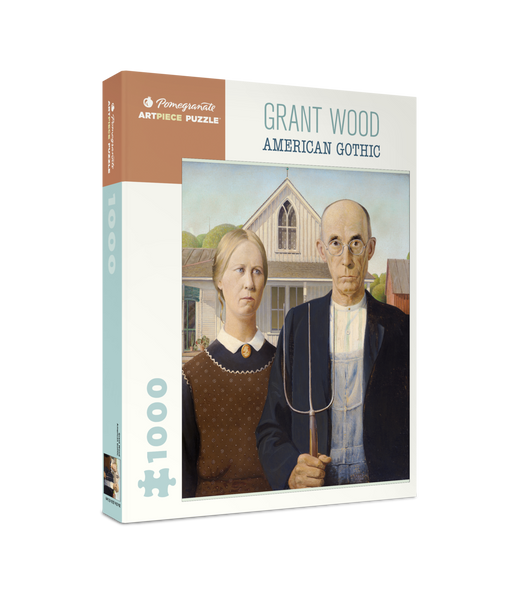 American Gothic 1000 Piece Puzzle front cover by Wood, Grant, ISBN: 1087500966