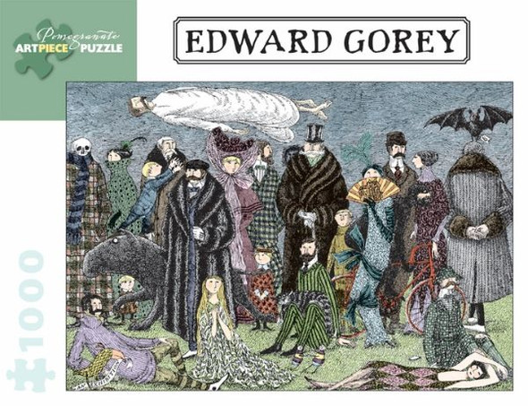 Untitled Theatre 1000 Piece Puzzle front cover by Edward Gorey, ISBN: 0764932233