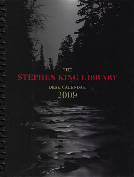 The Stephen King Library Desk Calendar 2009 front cover by Robin Furth, ISBN: 1582883009