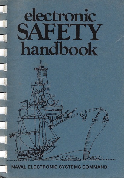 Naval Electronic Systems Command Safety Handbook front cover by The Naval Electronic Systems Enginnering Activity