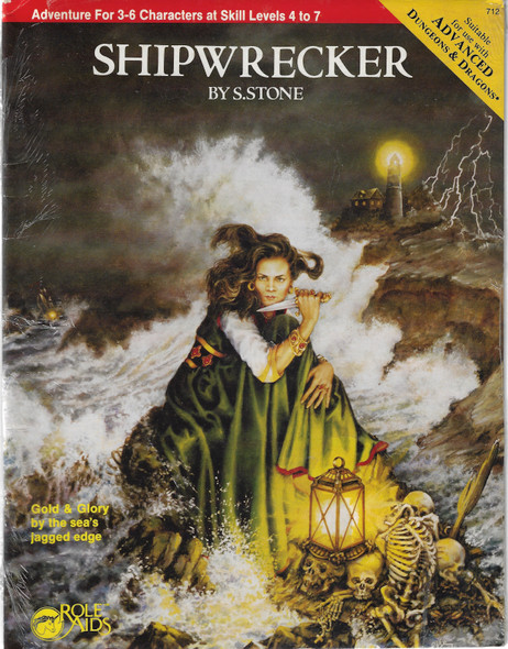 Shipwrecker (Role Aids 712) front cover by Sue Stone, ISBN: 0912771119