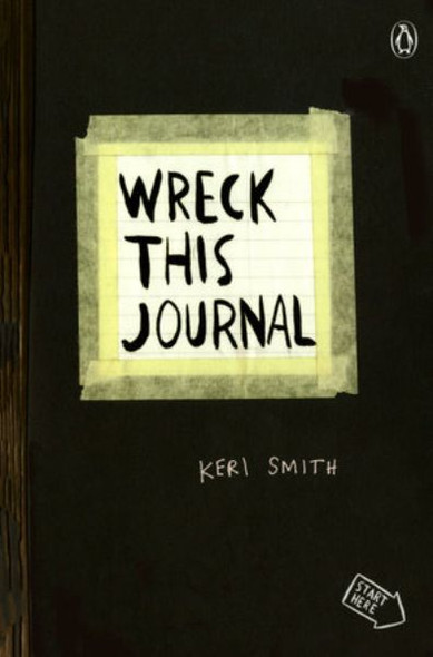 Wreck This Journal (Black) Expanded Ed. front cover by Keri Smith, ISBN: 0399161945