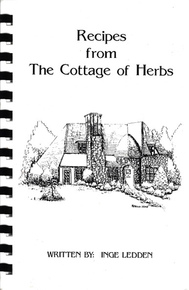 Recipes From the Cottage of Herbs front cover by Inge Ledden