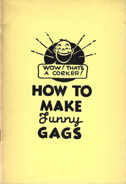 How to make funny gags front cover by Louis Shomer