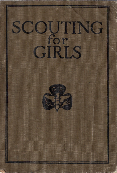 Scouting for Girls: Official Handbook of the Girl Scouts (Second Edition) front cover by Girl Scouts Inc.