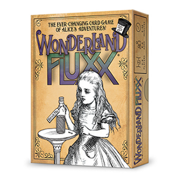 Wonderland Fluxx Card Game front cover