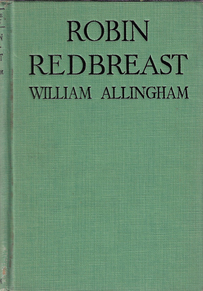 Robin Redbreast and Other Verses front cover by William Allingham