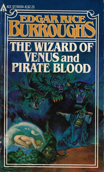 Wizard Of Venus front cover by Edgar Rice Burroughs, ISBN: 0441901948
