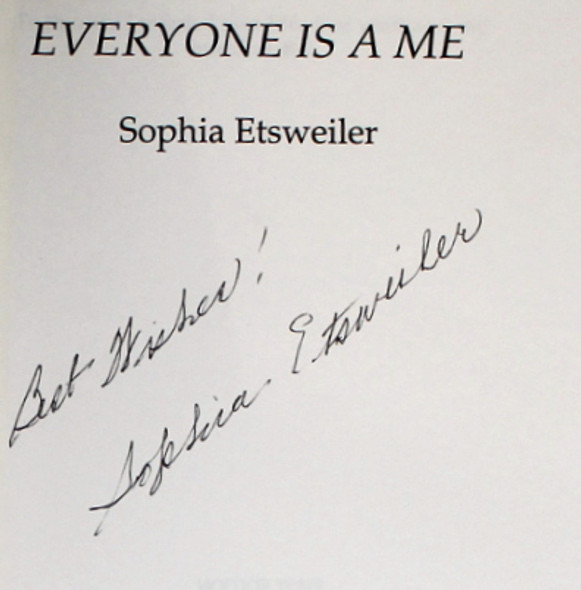 Everyone Is a Me  by Sophia Etsweiler, ISBN: 0533125006