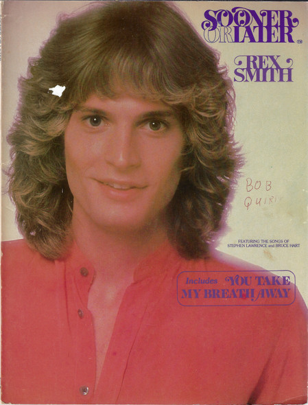Sooner or Later, Rex Smith front cover by Rex Smith, Stephen Lawrence, Bruce Hart